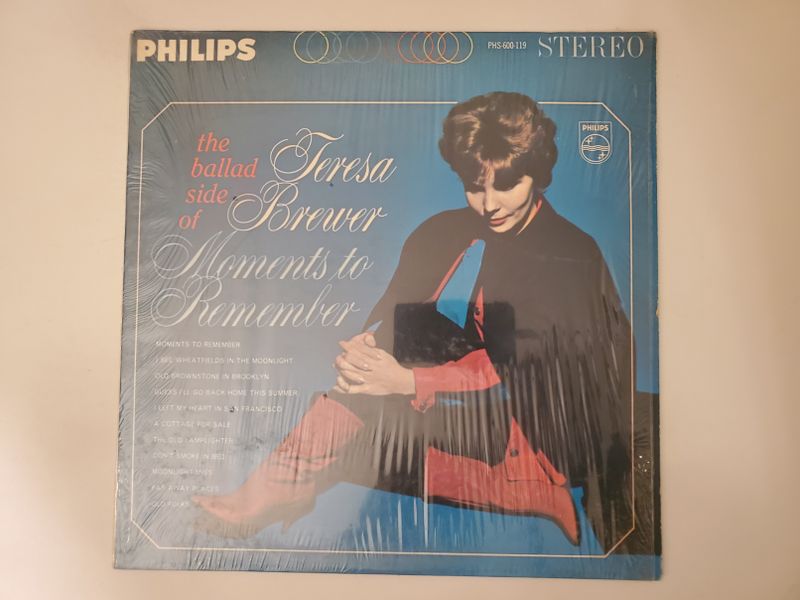 Teresa Brewer The Ballad Side of Teresa Brewer: Moments to Remember vinyl record